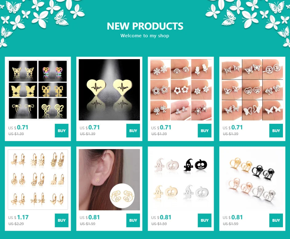 Trendy Serotonin Molecule DNA Ear Climbers Earrings For Girls Geometry Ear Jackets Chemical Molecules Ear Crawler Pendients