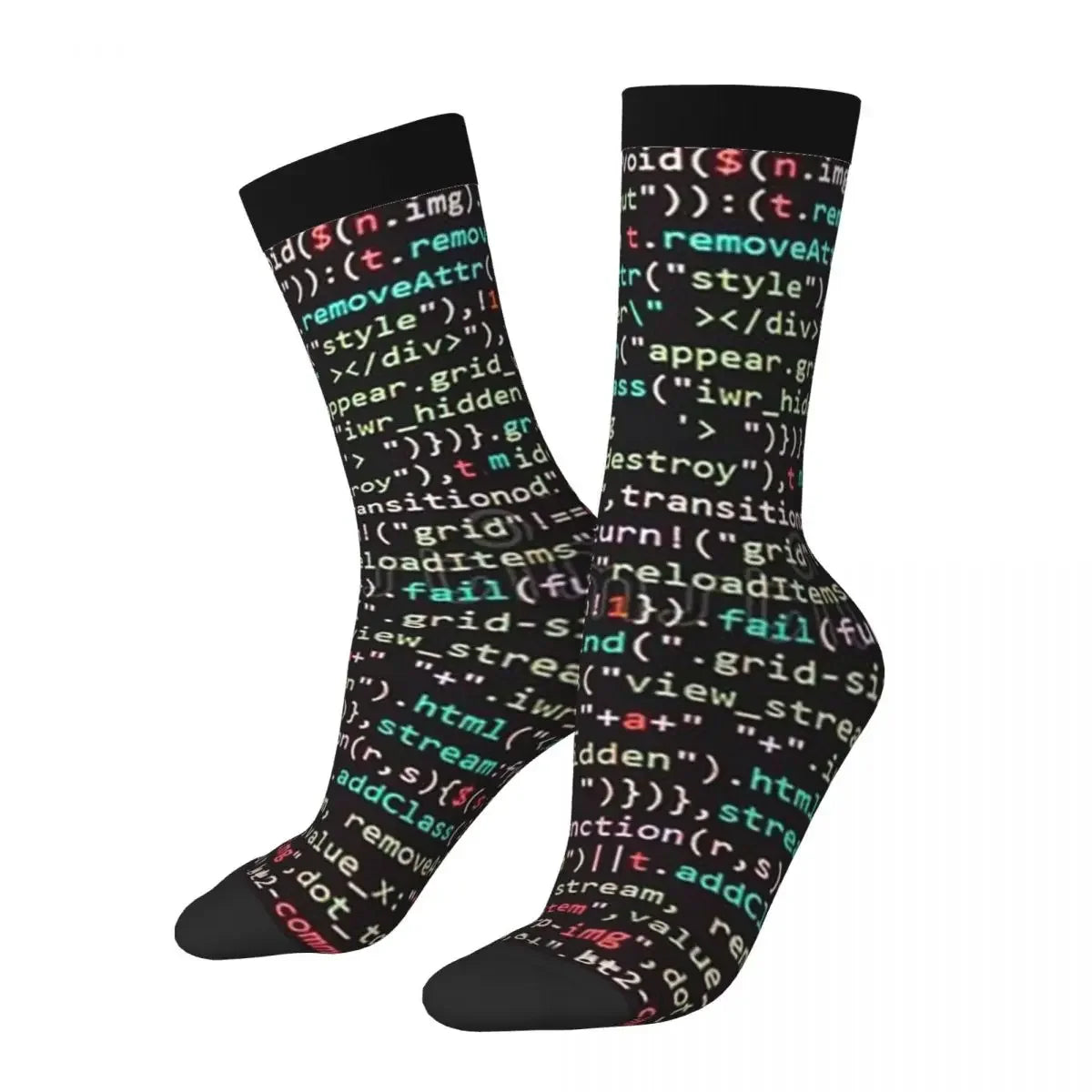 Java Script Code Socks - All Season Long Socks Accessories for Unisex Gifts