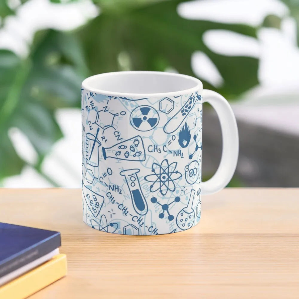 Chemistry Classic Mug Image Picture Handle Round Tea Simple Design Gifts Printed Photo Coffee Cup Drinkware