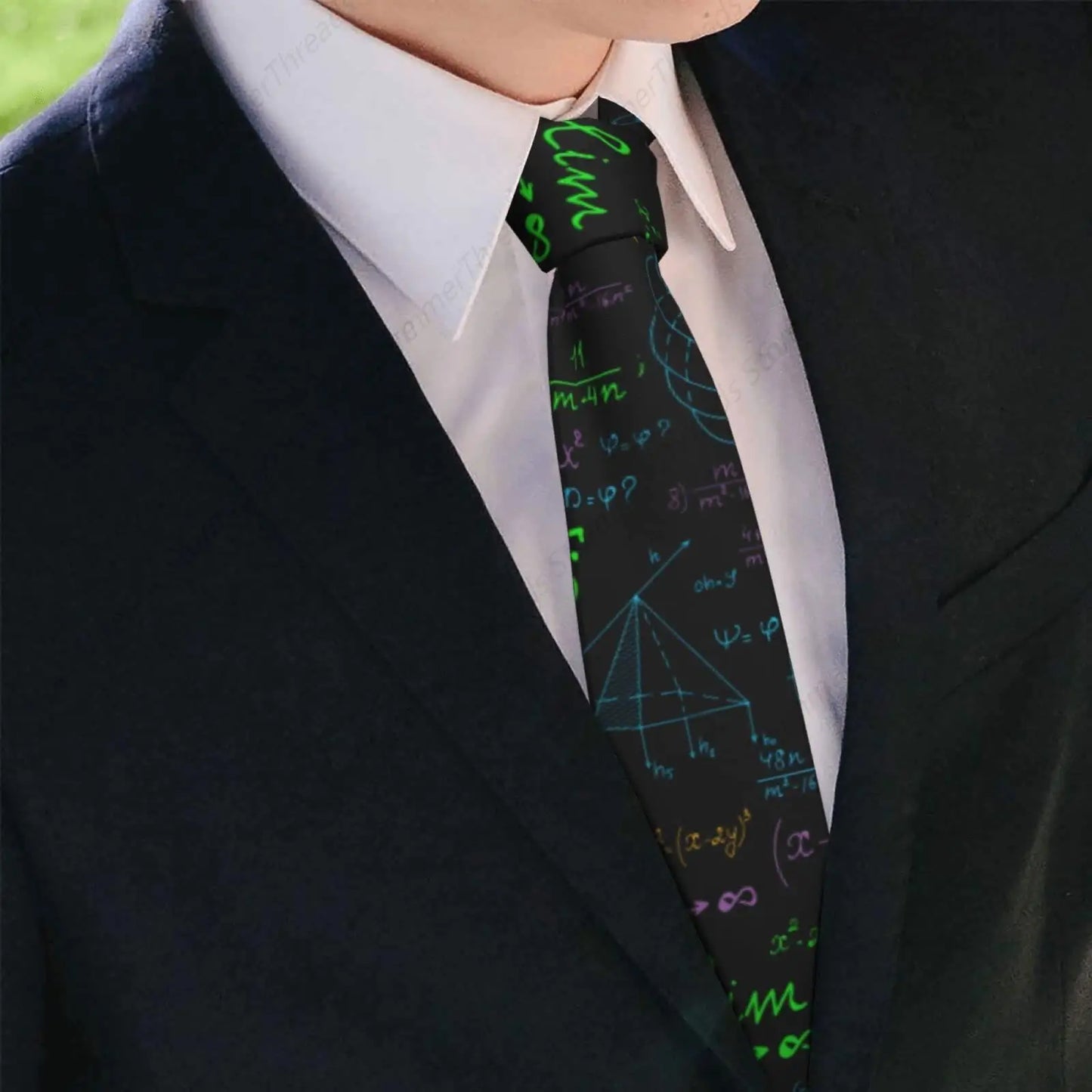 Math Equations Tie Funny Math Neck Ties For Teachers