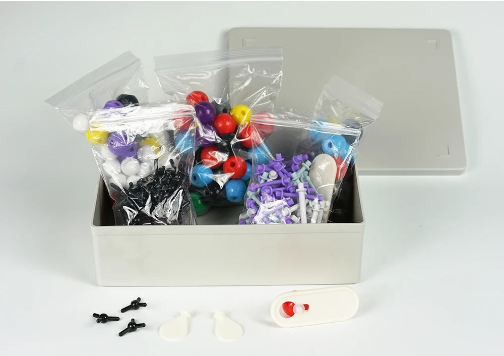 High Level Chemistry Molecular Model (440 PCS) Inorganic & Organic Molecular Models Kit with Atoms, Bonds