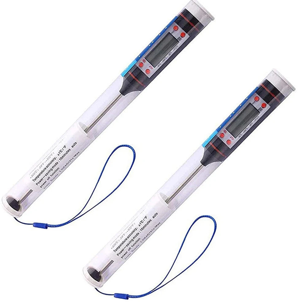 New Professional Digital Thermometer 304 Stainless Steel Probe Tools