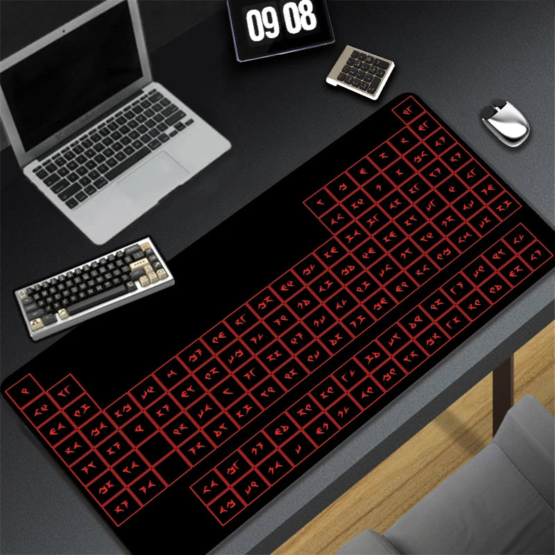 Periodic Table of Ele Ments Mouse Pad Gamer XL Home HD Office Computer Mousepad XXL Desk Mats Non-Slip PC Table Mat Anime Pads