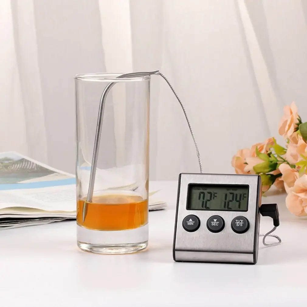 Tp700 Digital Remote Wireless Thermometer Probe Temperature Manually Set