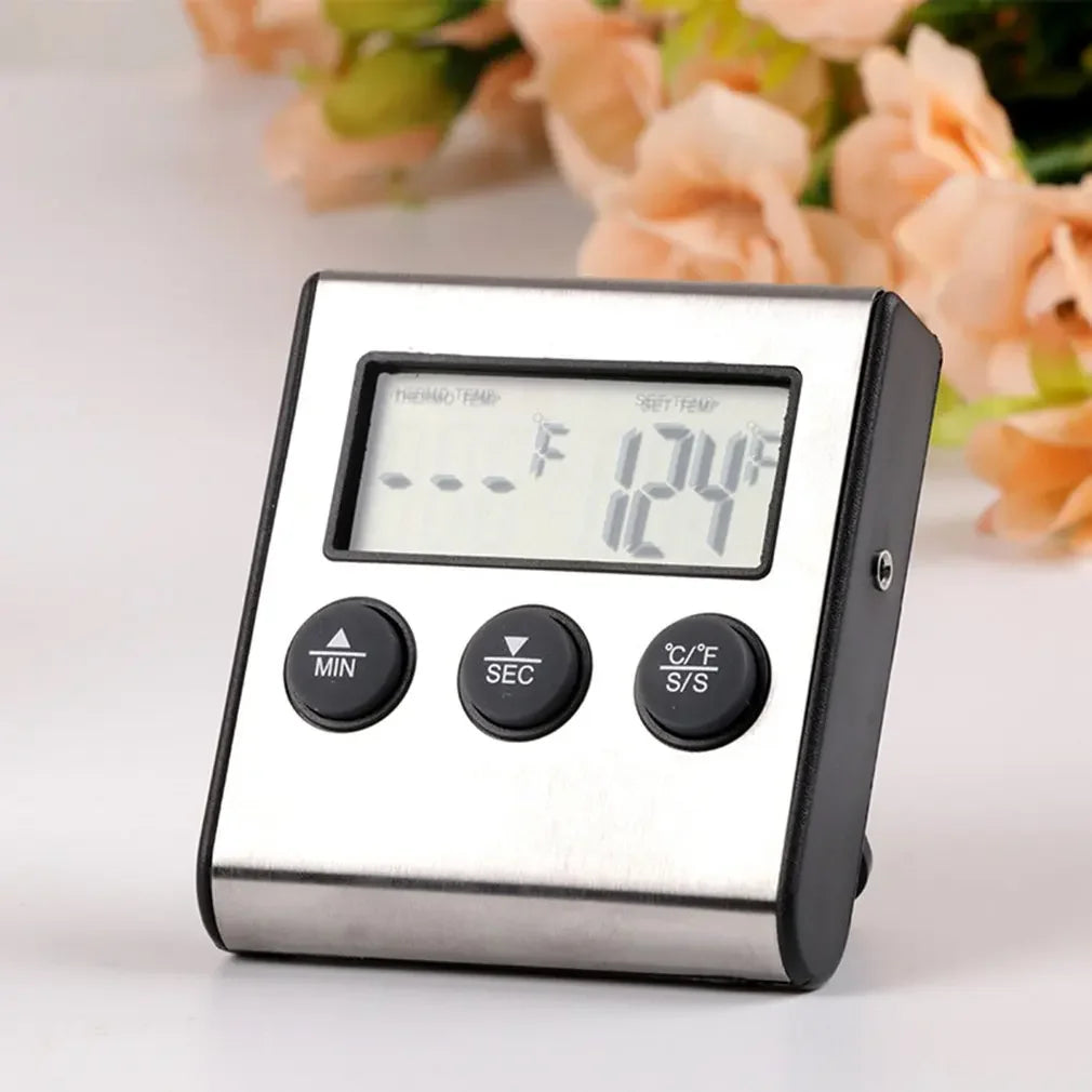 Tp700 Digital Remote Wireless Thermometer Probe Temperature Manually Set
