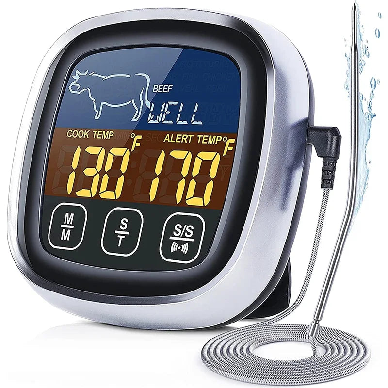 Tp700 Digital Remote Wireless Thermometer Probe Temperature Manually Set
