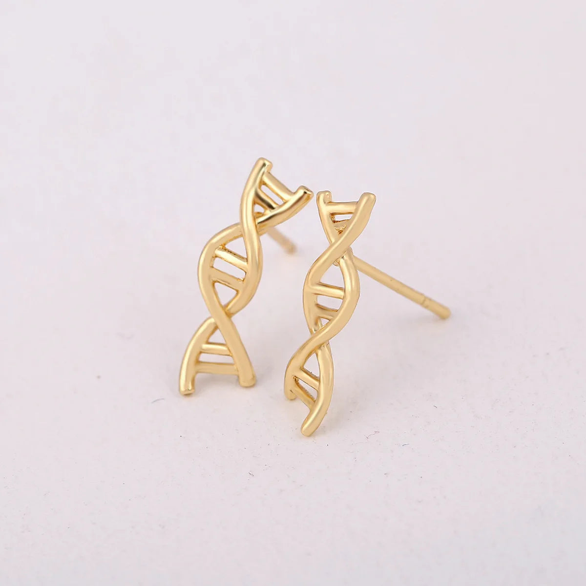 Trendy Serotonin Molecule DNA Ear Climbers Earrings For Girls Geometry Ear Jackets Chemical Molecules Ear Crawler Pendients
