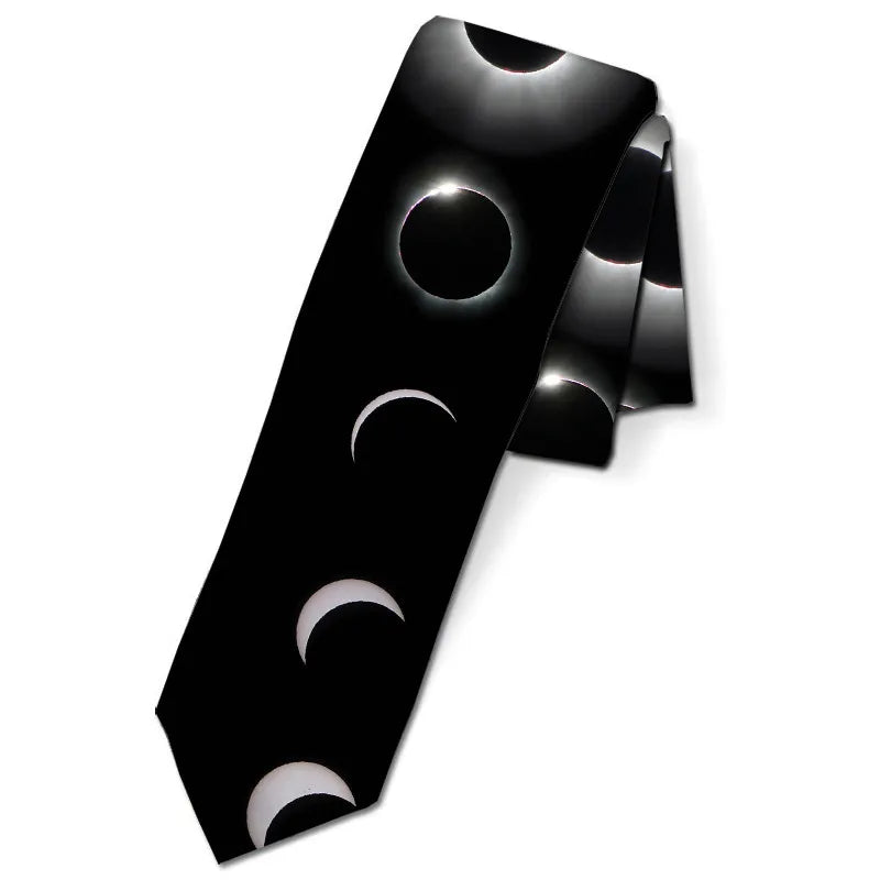 Men's Fashion digital equation 3D Printed Ties 8cm Black Creative Novelty Necktie Tie For Men Unique Party Wedding Accessories