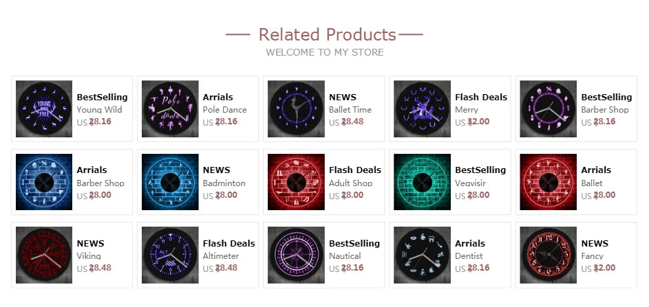 Periodic Table Element Wall Clock Science Chemical Elements LED Neon Lighting Wall Art Watch Chemistry Science Teachers Gift