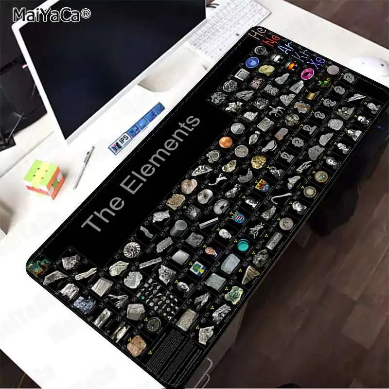 MaiYaCa  periodic table of the elements DIY Design Pattern Game mousepad Speed/Control Version Large Gaming Mouse Pad