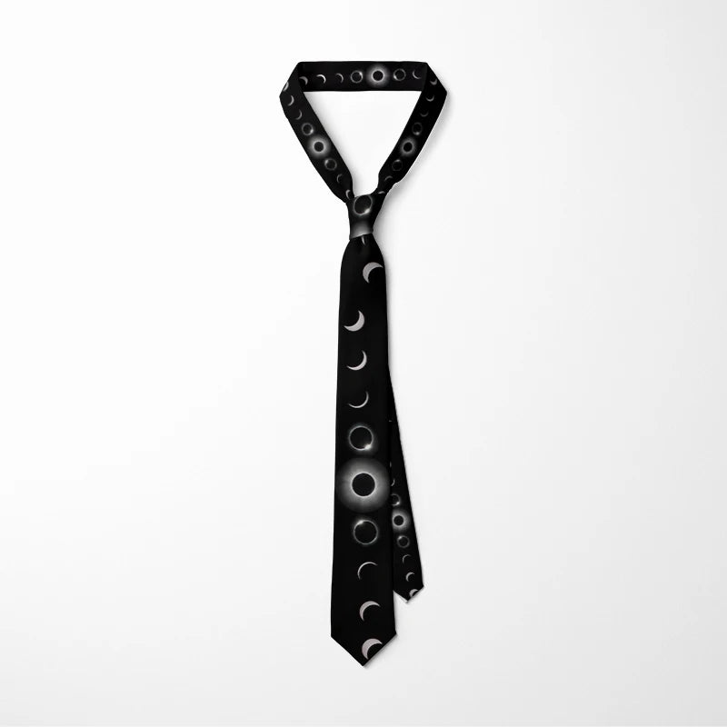 Men's Fashion digital equation 3D Printed Ties 8cm Black Creative Novelty Necktie Tie For Men Unique Party Wedding Accessories