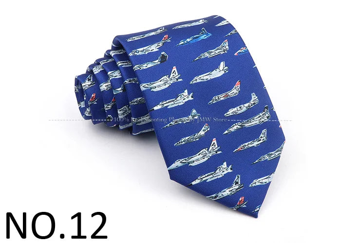 New Men's Soft Silk Tie Creative Graffiti Chemistry Physical  Animal Necktie Daily Wear Cravat Wedding Business Party Gift