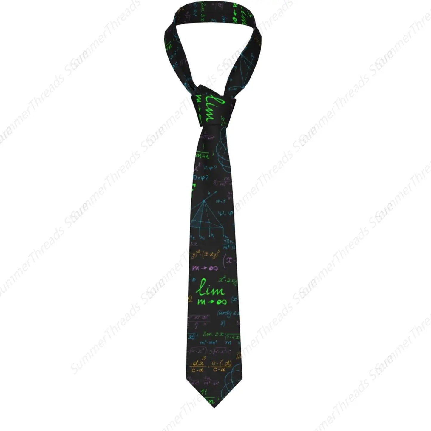 Math Equations Tie Funny Math Neck Ties For Teachers