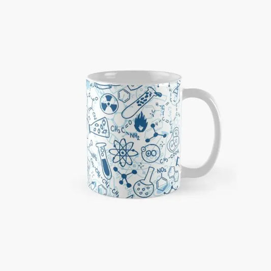 Chemistry Classic  Mug Image Picture Handle Round Tea Simple Design Gifts Printed Photo Coffee Cup Drinkware