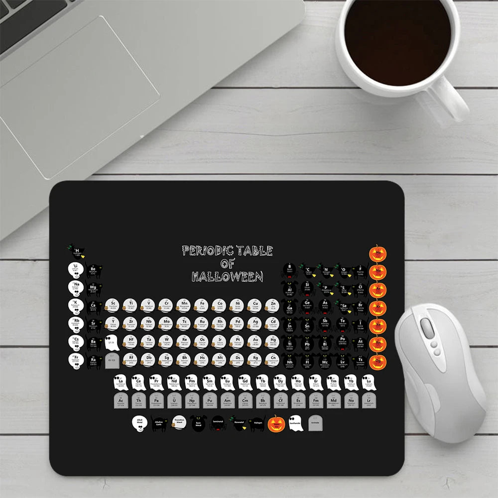 Periodic Table of the Elements Small Gaming Mouse Pad Computer Mousepad PC Gamer Mouse Mat Laptop Office Keyboard Mat Desk Pad