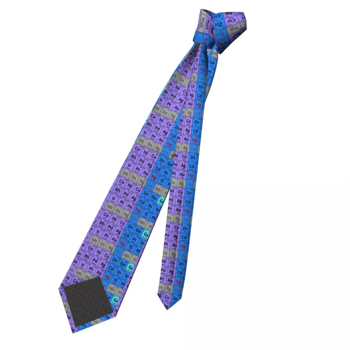 Men's Tie Elements Periodic Table Neck Ties Science Chemical Elegant Collar Tie Graphic Leisure Quality Necktie Accessories