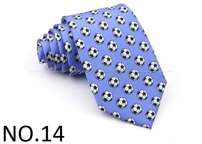 New Men's Soft Silk Tie Creative Graffiti Chemistry Physical  Animal Necktie Daily Wear Cravat Wedding Business Party Gift