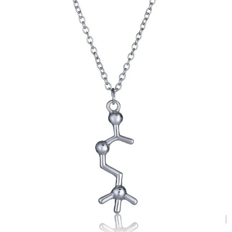 Dopamine Molecule Necklaces Chemical Formula Necklace