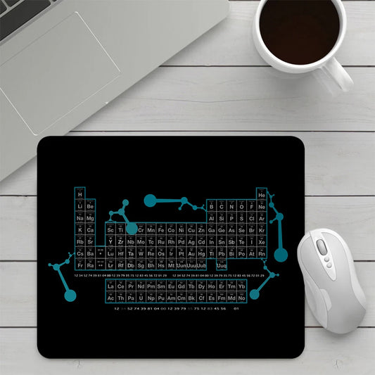 Periodic Table of the Elements Small Gaming Mouse Pad Computer Mousepad PC Gamer Mouse Mat Laptop Office Keyboard Mat Desk Pad