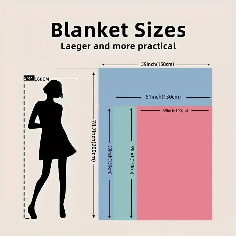 Periodic Table Double Layer Thickened  Sofa Office Throw