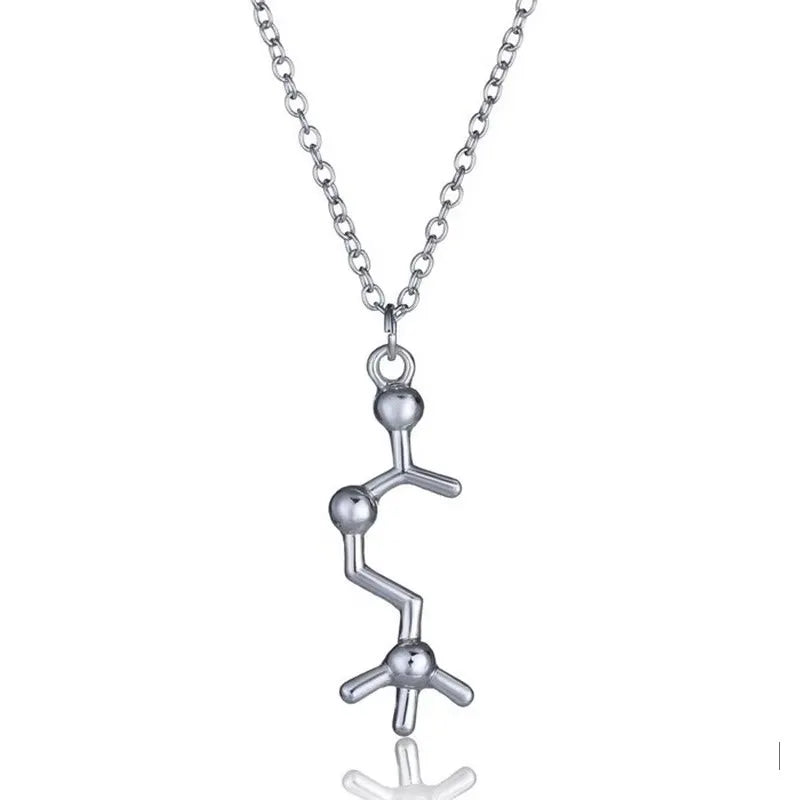 Dopamine Molecule Necklaces Chemical Formula Necklace