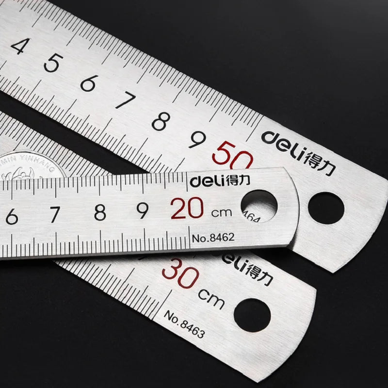 Stainless Hardened Steel Straight Ruler 15/20/30/50cm