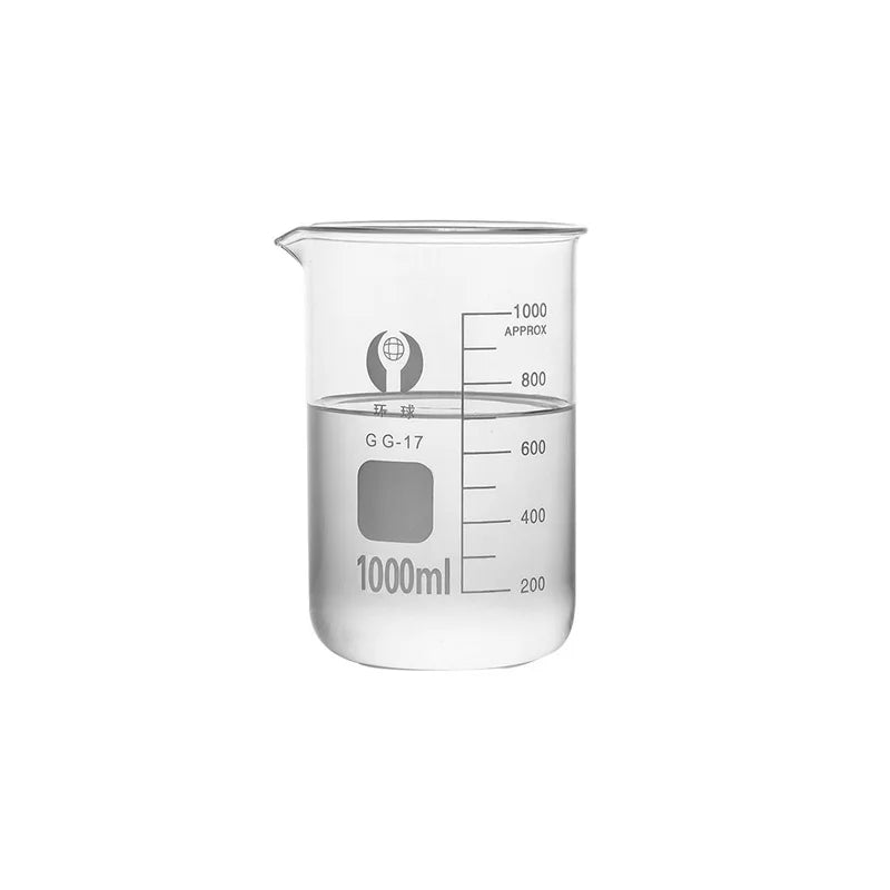 Different Sets Lab Heat-resist Scaled Measuring Cup Borosilicate Glass Chemistry Glass Beakers Measuring
