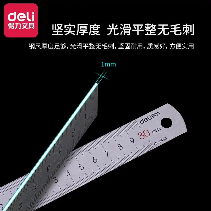 Stainless Hardened Steel Straight Ruler 15/20/30/50cm
