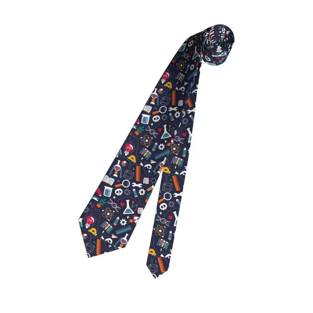 Science Stuff Unisex Necktie Casual Polyester 8 cm Narrow Chemistry Chemical Neck Ties for Men Accessories Office